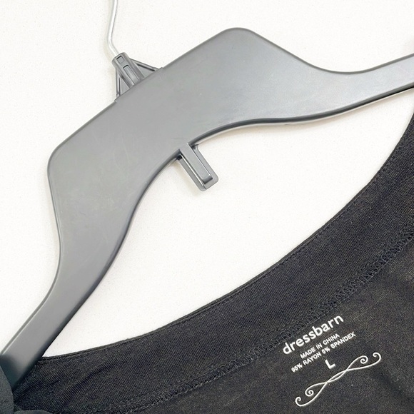 Dress Barn black floral top - Picture 3 of 3